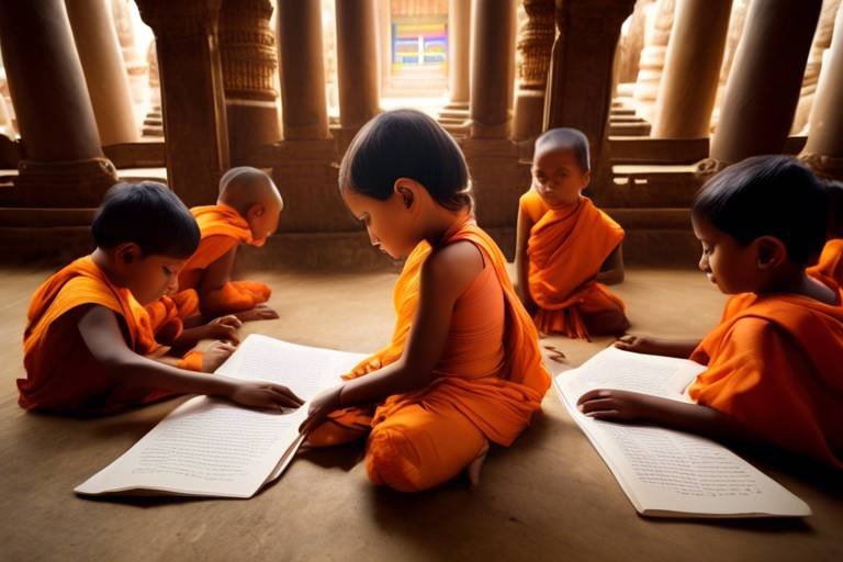 The Role of Temples as Centers of Learning