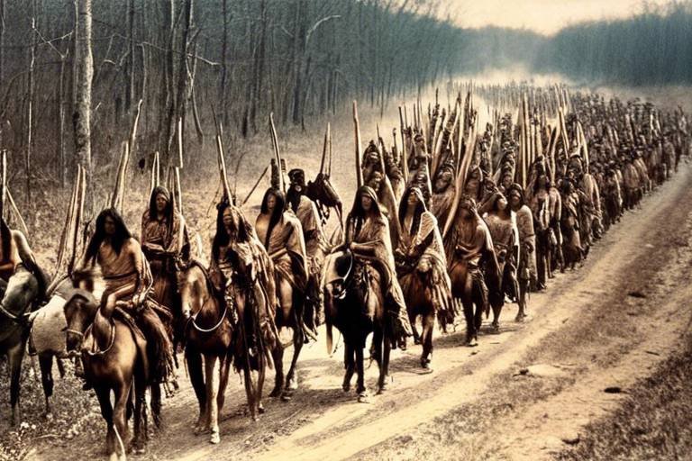The Trail of Tears - Forced Relocation of Native Americans