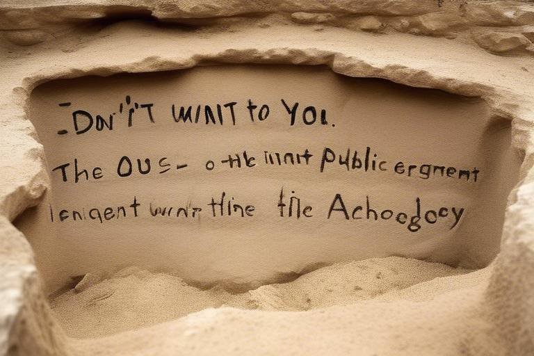 The Importance of Public Engagement in Archaeology