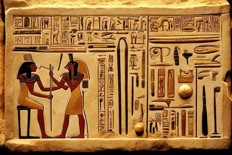The Discovery of the Ancient Egyptian Writing Tools